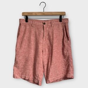 Patagonia Back Step Shorts Mens Size 30 Hemp Blend 10" Inseam Salmon Pink 57736
